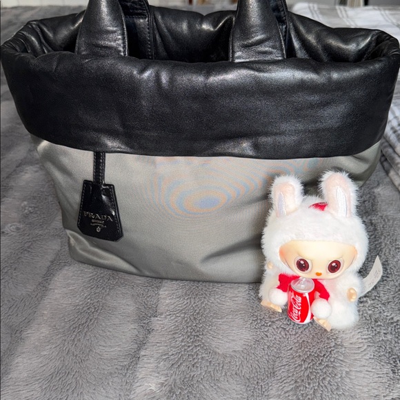 Prada Men's Black and Gray Duffel Bag - Picture 15 of 15